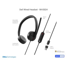 dell WH3024 Wired Headset