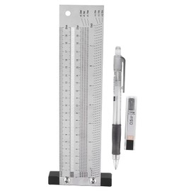 Incra Precision Ruler, Metal Ruler, Linear Measurement, Ultra Precise Marking Ruler, Stainless Steel, Woodworking, Scoring Ruler, Measuring Tool, 12 Inches (24 cm/9.4 Inches)