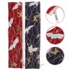 TOPBATHY Japanese fabric cutlery bag with zip, multifunctional storage for