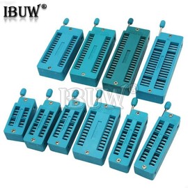 [호환품]2.54MM IC 잠금 시트 소켓 테스트 범용 ZIF 14 핀 16 18 20 24 28 1 개 [08 14P] [Compatible] 2.54MM IC Locking Sheet Socket Test Universal ZIF 14 Pin 16 18 20 24 28 1 Piece [08 14P]