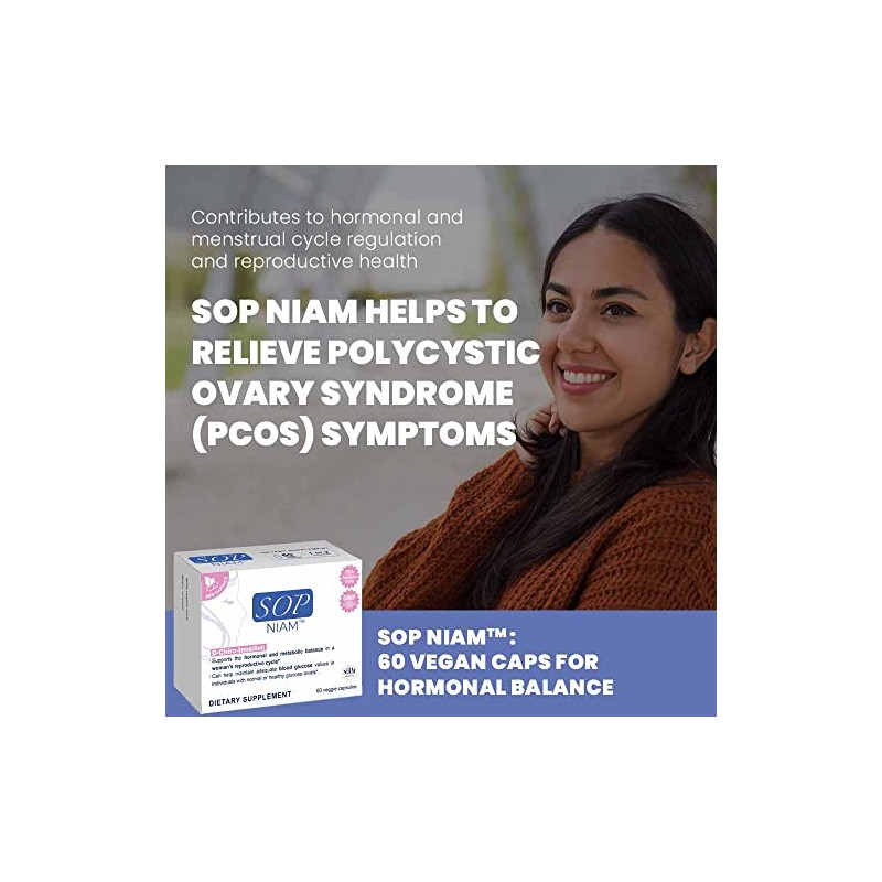 SOP NIAM - Complemento alimenticio con D-Chiro Inositol, vitaminas y