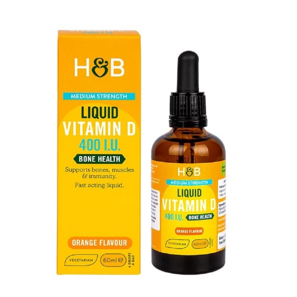 Holland & Barrett Vitamin D 400 I.U. Liquid (Best Before 11/2023)