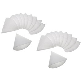 vhbw 20x Conical Filter Compatible with Zehnder STB 125 Ventilation System - Exhaust Air Filter G4, DN 125 White