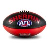 Sherrin Essendon Bombers AFL Club Leather Football, Red/Black, Size 5