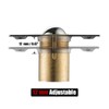 JQK Closet Door Ball Catch Hardware, Stainless Steel Catch Adjustable