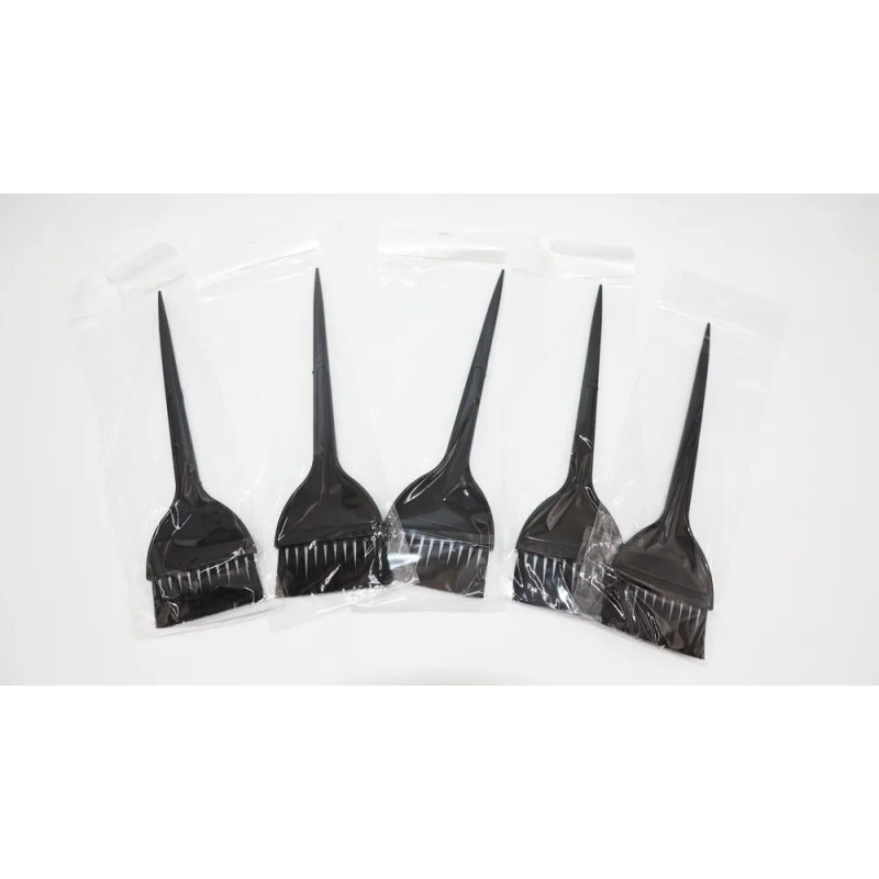 12 Brocha Tinte Cabello Aplicar Estilista Salon Oferta Negro