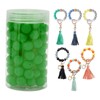 105pcs 15mm Silicone Beads Bulk Round Silicone Beads Loose Beads