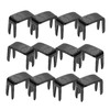 Operitacx Zipper Stops 20pcs Metal Zipper Stops Supplies Four-Claw Foot