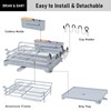 BRIAN & DANY Aluminum Dish Drying Rack, Dish Racks for