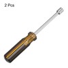 sourcing map 2pcs Metric Hex Nut Screwdriver 7mm Carbon Steel