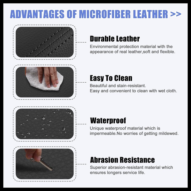 Hihaha Car Center Console Lid Armrest Seat Box Cover Protector