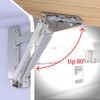 2 Pieces of 80 Degree Foldable Soft Wall Cabinet Hinge
