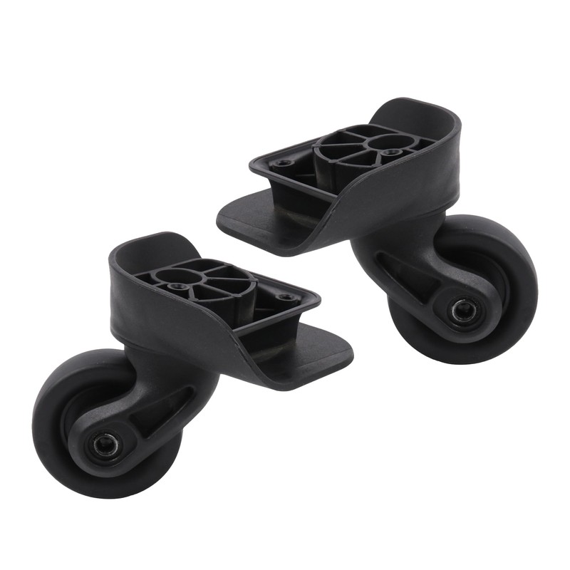 2 Pair Replacement Wheels for Luggage 360 Swivel Suitcase Casters