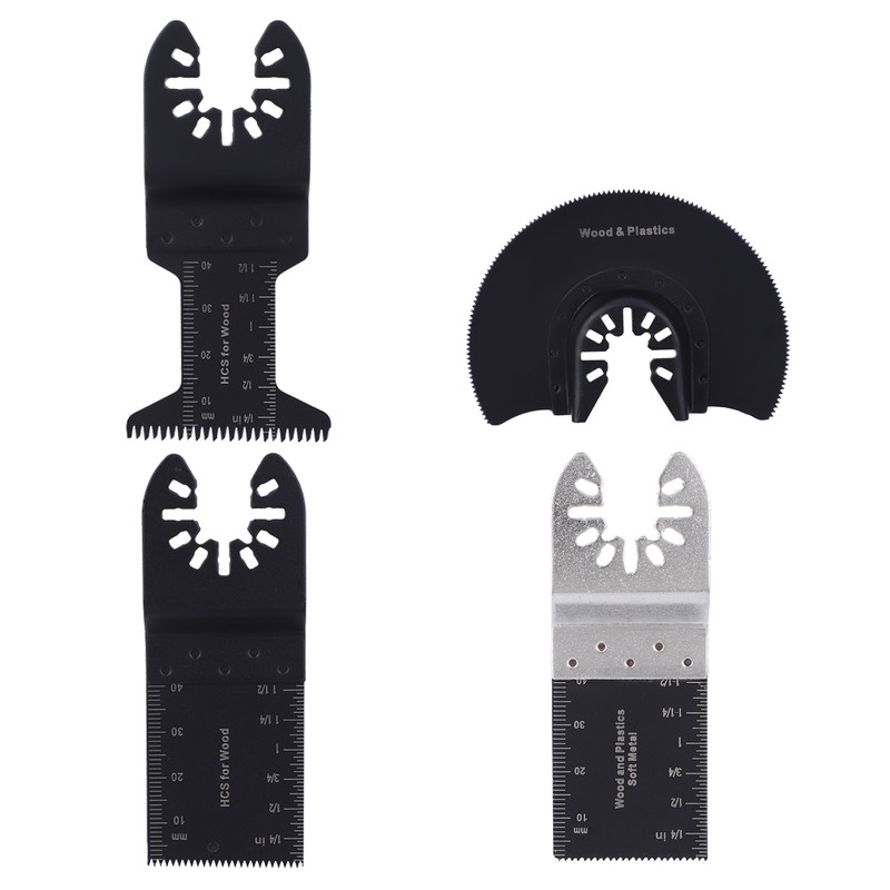 24Pcs/Set Multifunctional Oscillating Blade Saw Cutting Blade for Woodworking Metal