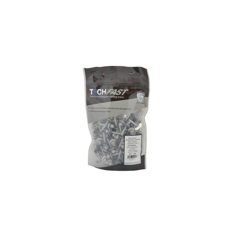 TechFast Heavy Duty Sheet to Steel Roofing Screws | 5.5