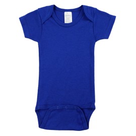 UD_Royal Blue Interlock Short Sleeve Bodysuit Onezies