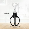 LYCXAMES Quail Egg Scissors, 2 Pieces, Stainless Steel, Black, Egg