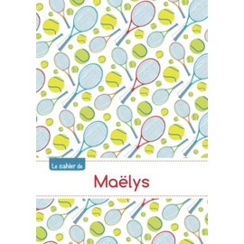 Le cahier de Maelys: Cahier maelys,ptscx,96p,a5,tennis
