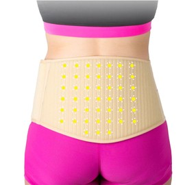 Activease by Dick Wicks, Magnetic Super Back Support Belt, Beige, Therapeutic Waist Wrap (L (Pack of 1))