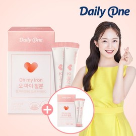 Daily One Oh My Iron High-Iron Pregnancy Nutrition 1+1 / 데일리원  오 마이 철분 고함량 철분제 임산부 영양제 1+1