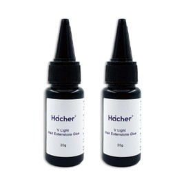 V Light Hair Extensions Glue 2 Pack, Hair Extensions Glue for V Light Kit Use Only