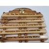 Bethlehem Olive Wood English Ten Commandments Wall Prayer