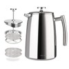Secura French Press Coffee Maker, 34-Ounce, 304 Stainless Steel Insulated