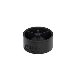 TECE 660015 drainline odor trap ø 48 mm (height 2.4 cm; extra flat; odor and vermin barrier) black