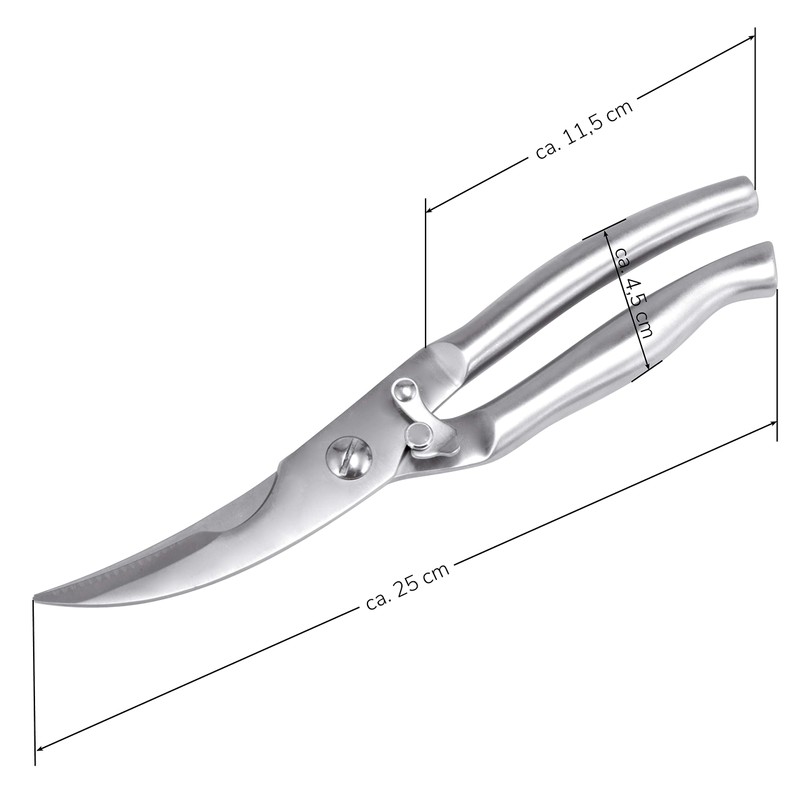 bremermann 2 x Chicken Grillers with Poultry Scissors 3-Piece Set