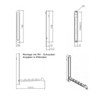 SOTECH Einlass Zilly Folding Hook 140 x 16 x 14