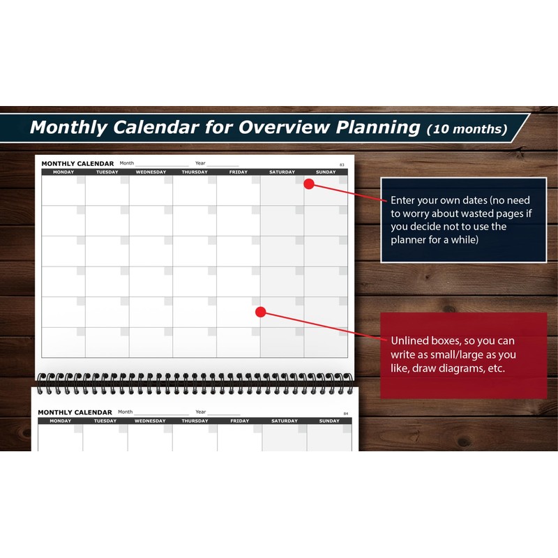Undated UK Teacher Planner - A4, Primary/Secondary School, 7 Subjects/Periods