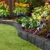 Rubberific 4' Rubber Cobblestone Flexible No Dig Landscape Mulch Border