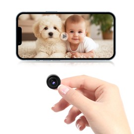 BEEDMXU Home Ultra Mini Camera, 1080P High Definition WiFi Baby Monitor Camera, Perfect Security Device for Home and Office Security Motion sensor and night vision camera APP controlled spy camera