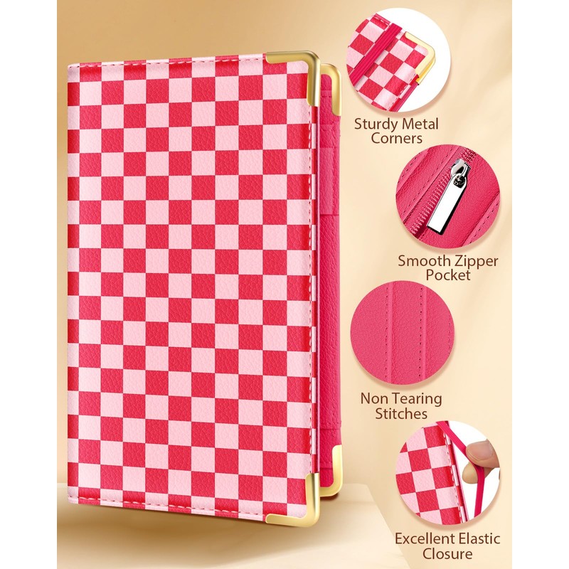 Slohif Server Book for Waitress Cute Serving Books with Zipper
