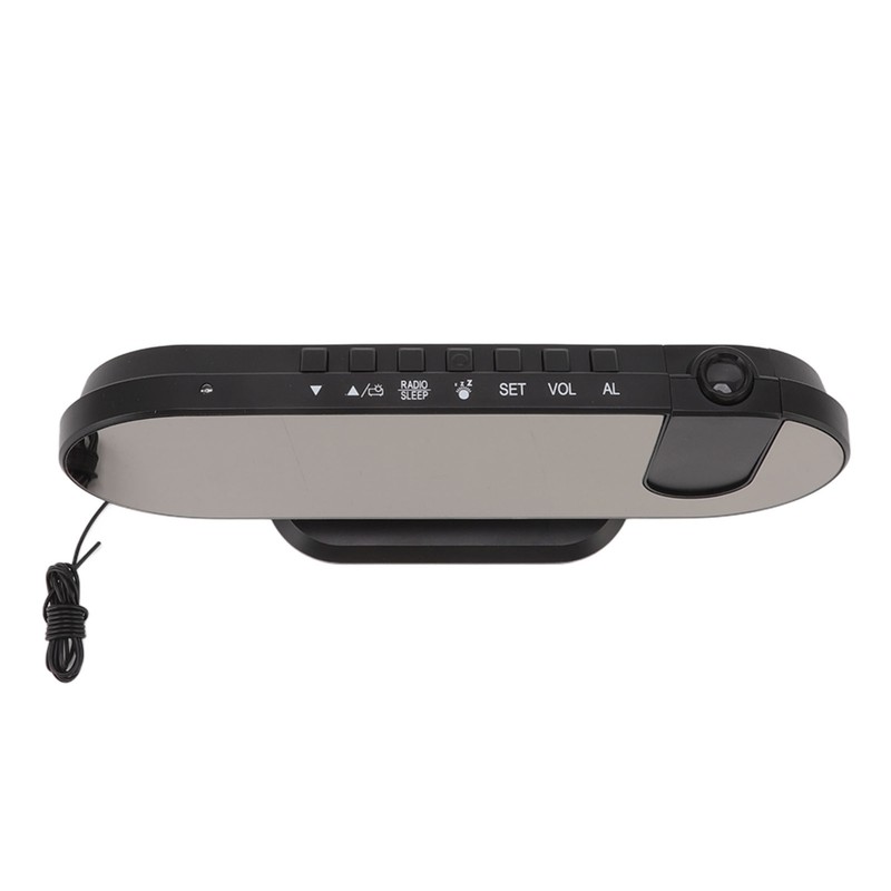 Projection Alarm Clock USB Powered Mirror Display Design High Brightness