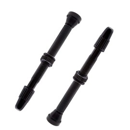 EMSea Pair of 60mm Bicycle Tubeless Presta Valves Aluminum Alloy for Mountain Bike