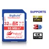 BigBuild Technology 32GB UHS-I U3 95MB/s Memory Card for Sony