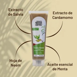 Crema Dental Natural Sabor Cardamomo Y Salvia Sin Fluor