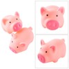 LOUHUA 25 Pieces Mini Rubber Pigs Bulk Baby Bath Toy