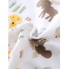 YOURDIARY Baby Boys Cotton Rompers Newborn Cute Letter Animal Baby