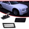 GTINTHEBOX Smoked Lens Front White LED Side Marker Light Compatible