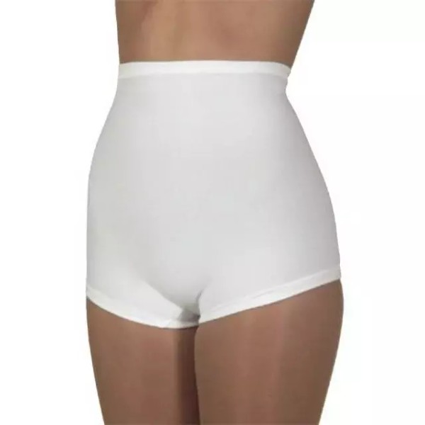 Rago Shapewear Light Weight Support White Brief Size 38/4XL