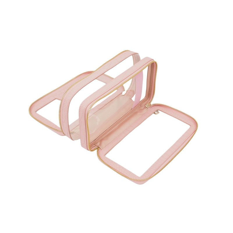 Makeup Bag Double Layer Cosmetic Bag Beauty Bag - Portable