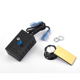 Criditpid Fireplace Stove Blower Fan Variable Rheostat Speed On/Off Switch Control, Fan Speed Control for Fireplace Stove Blower