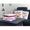 PR Print Royal Cushion with Filling with Saying "Unsere Liebe