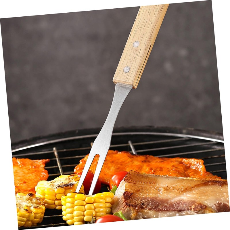 Mikinona 1Set Tools Set with Handles Grilling Tongs Fork Spatula