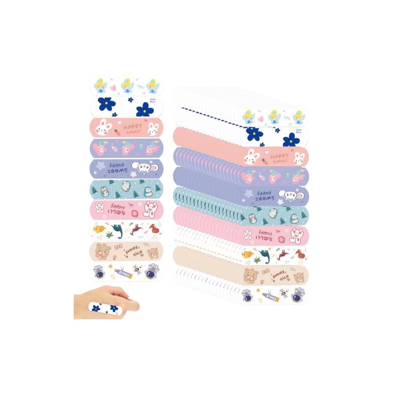 200 Sheets Children's Plaster Set with Cute Cartoon Motifs -
