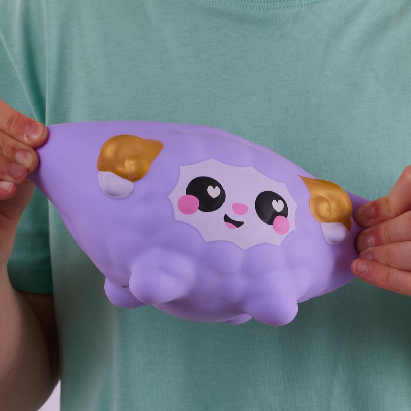 Smooshzees Luvzees, Willow, Purple Sheep, Collectable Characters, Supersoft, Cuddly and