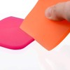EHDIS Small Squeegee 2pcs Soft Rubber PPF Squeegee Wrapping Scraper