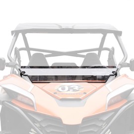 KIWI MASTER Hard Coat Poly Half Windshield for 2022-2024 CFMOTO ZForce 950 H.O/ 950 H.O.E.X./ 2020-2022 ZForce 950 Sport Accessories Heavy Duty Polycarbonate Scratch Resistant